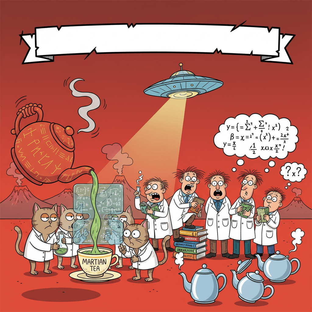 Шок! Марсианский чай повышает IQ на 42% — учёные, коты и чайники в ступоре