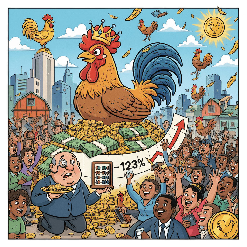 СРОЧНО: Центробанк признал петуха законным платежным средством — курс взлетел на 123%!