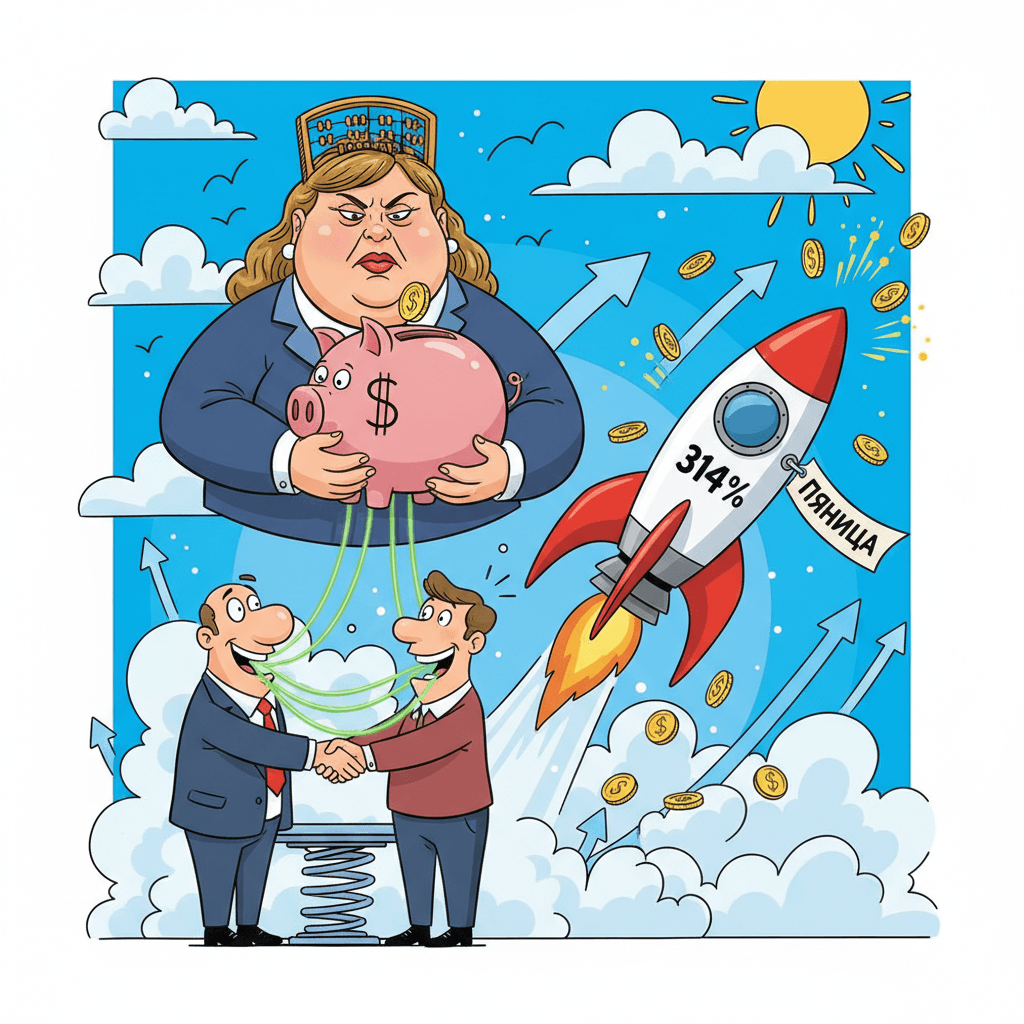 Центробанк ввёл налог на рукопожатия и улыбки — экономика взлетела на 314% в пятницу