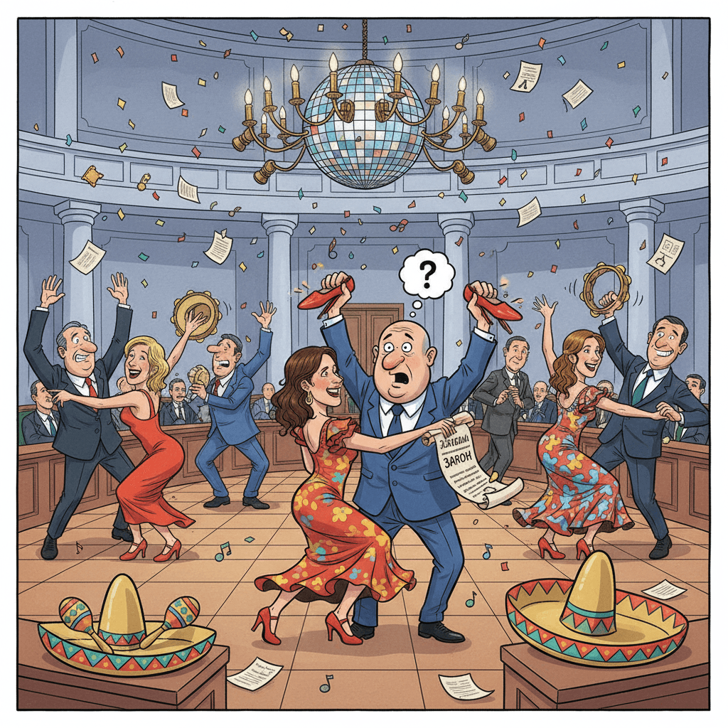 Шок! Парламент решил заменять законы танцами — голосование закончилось сальсой