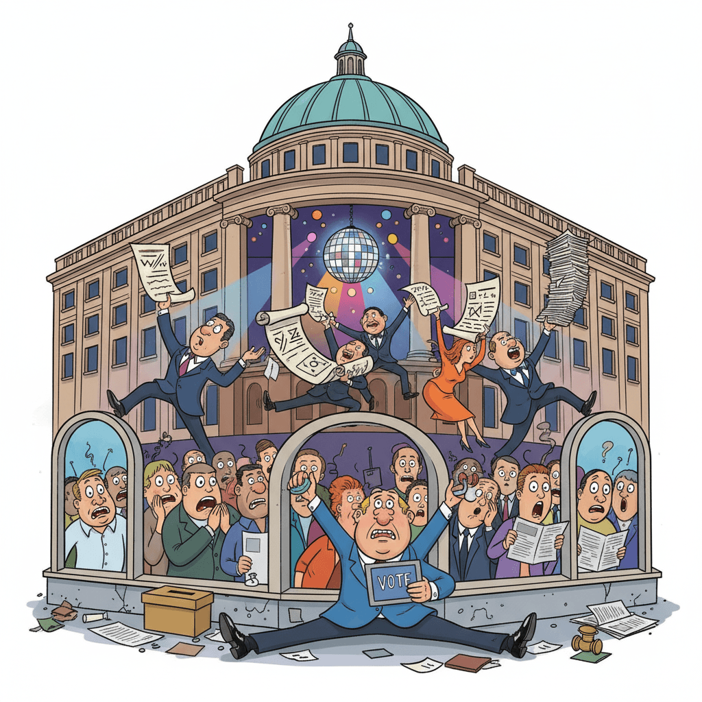 Парламент ввёл обязательные танцы для законопроектов — голосование шокировало страну