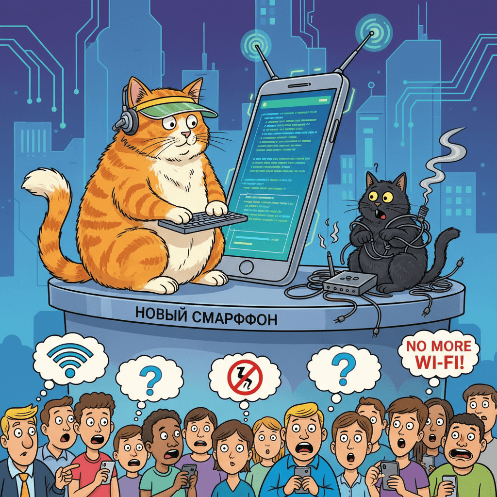 Новый смартфон учит котов кодить и увольняет Wi‑Fi — пользователи в шоке