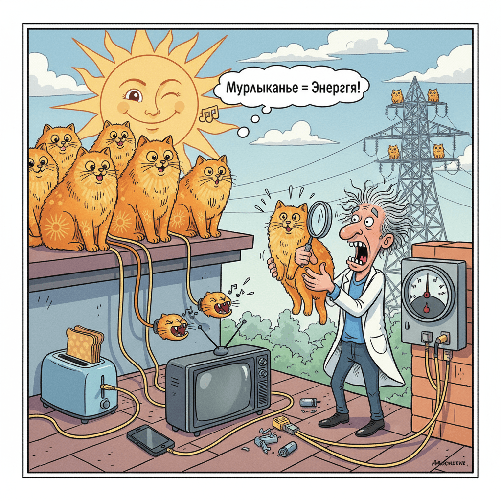 Шок! Учёные: коты накапливают солнечную энергию в шерсти — замените батарейки на мурлыканье!